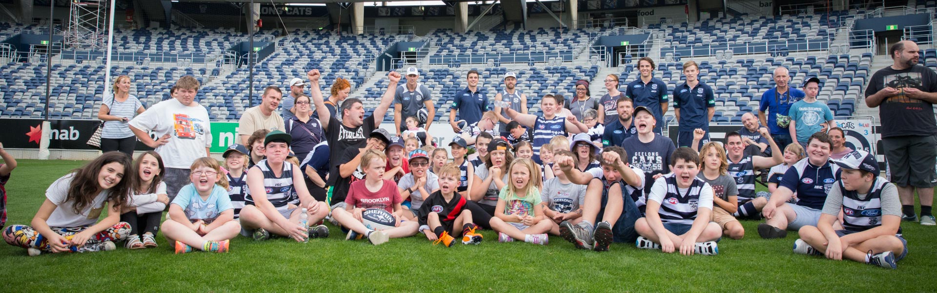 Gateways & Geelong Cats footy clinic for Autism Awareness month