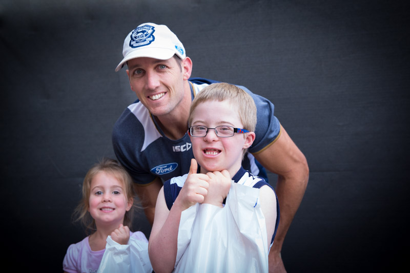 Gateways and Geelong Cats footy clinic