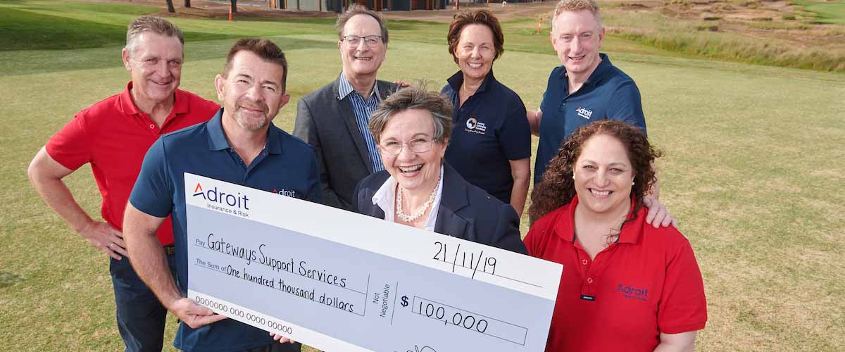 Adroit charity golf day 2019 for supported accommodation