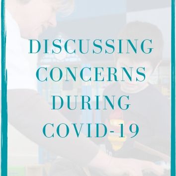 Discussing concerns during COVID-19