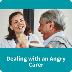 Dealing with an angry carer