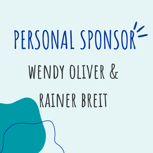 Personal sponsor Wendy Oliver & Rainer Breit