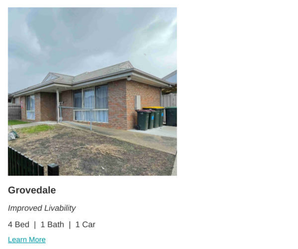image of Grovedale Housing Hub property