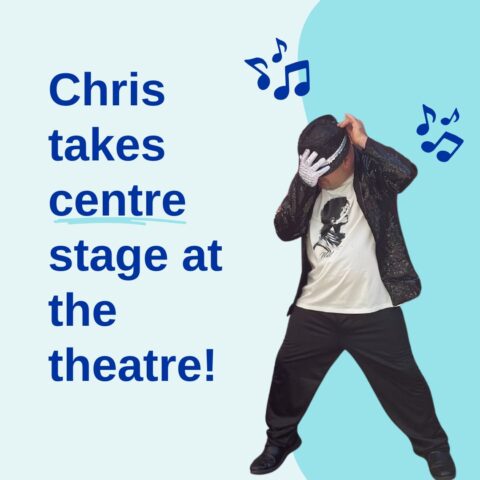 Chris takes centre stage at the theatre!